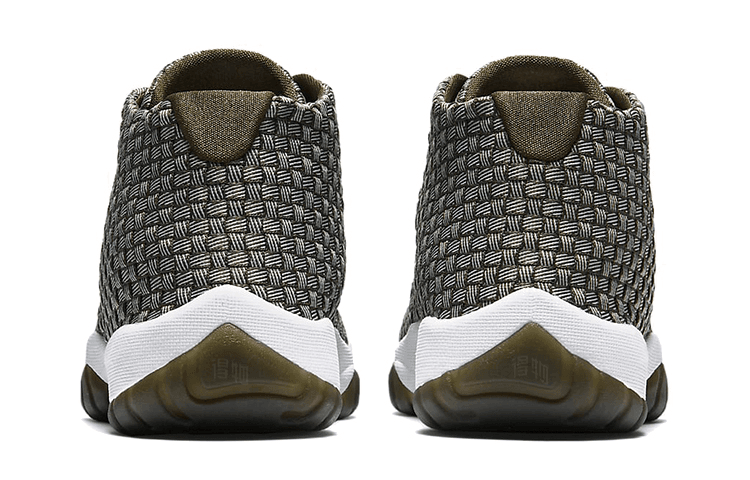 Ретро баскетбольные кроссовки Jordan Future Olive Canvas - изображение 5