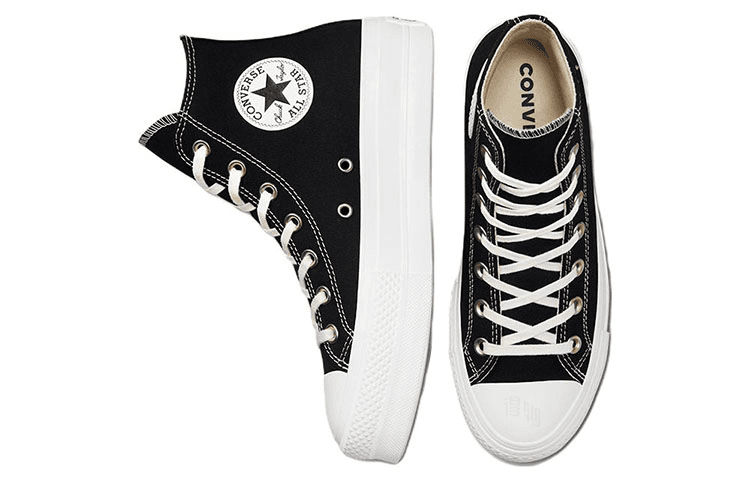 Кеды Converse Chuck Taylor All Star Lift Black White - изображение 4