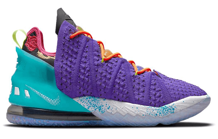 Кроссовки для баскетбола Nike Lebron 18 EP "Psychic Purple" - изображение 2