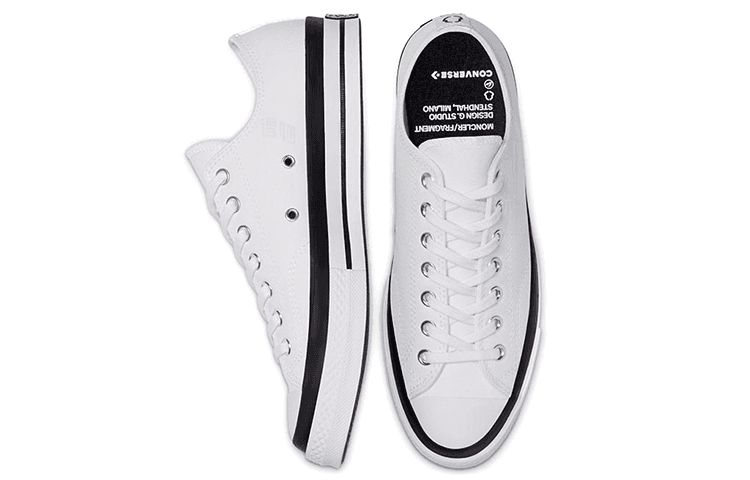 Кеды Moncler x Fragment Design x Converse 1970s Chuck Taylor All Star Ox White - изображение 4