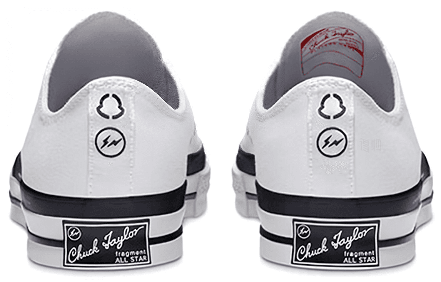 Кеды Moncler x Fragment Design x Converse 1970s Chuck Taylor All Star Ox White - изображение 5