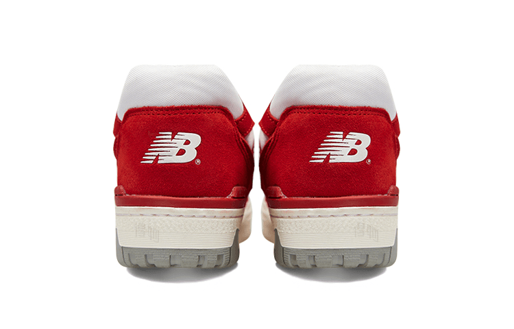 Ретро баскетбольные кроссовки New Balance 550 Red - изображение 4