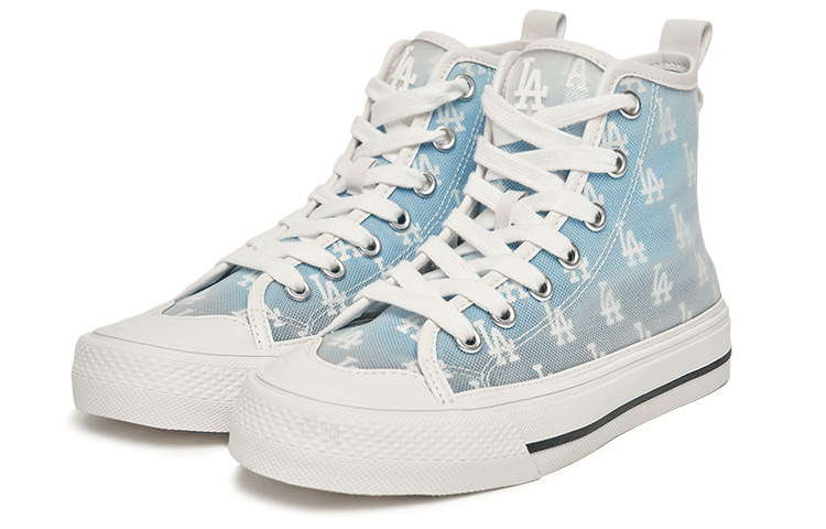 Кеды MLB Playball High Monogram White Blue - изображение 3