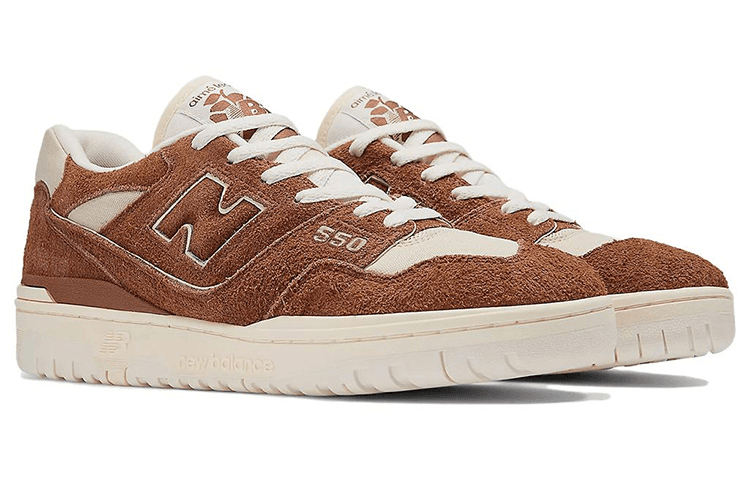Ретро баскетбольные кроссовки AIME LEON DORE x New Balance 550 Brown - изображение 2