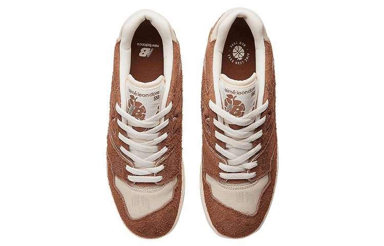 Ретро баскетбольные кроссовки AIME LEON DORE x New Balance 550 Brown - изображение 3