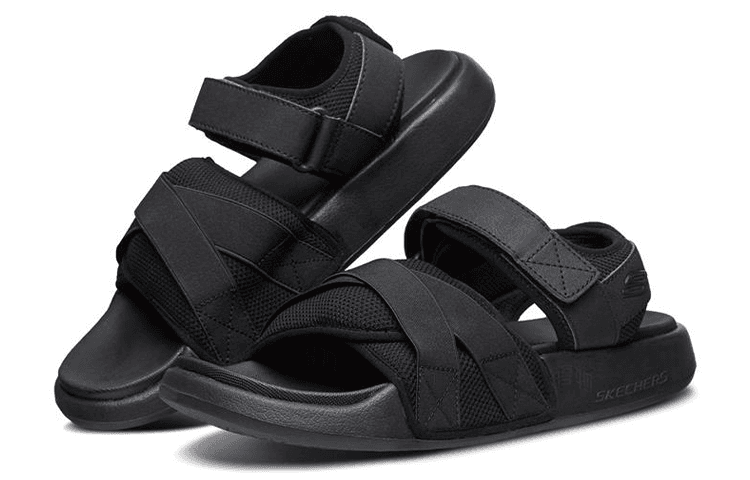 Сандалии с ремешком Skechers Gambix 2.0 All Black - изображение 3