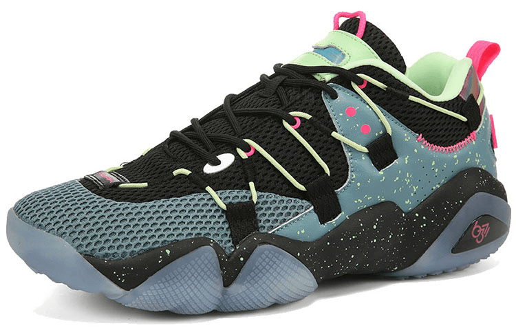 Кроссовки Peak Taichi 6371 Black Green - изображение 3
