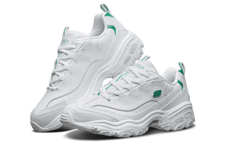 Кроссовки Skechers D'lites 1.0 White Green - изображение 3