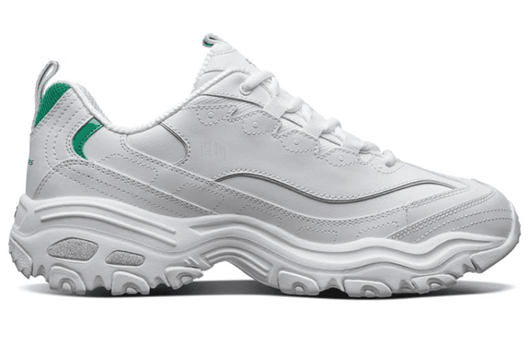 Кроссовки Skechers D'lites 1.0 White Green - изображение 2