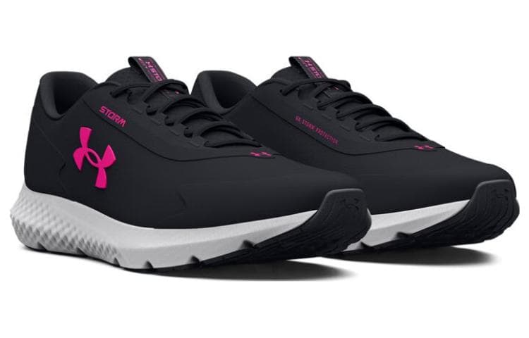 Кроссовки для бега Under Armour Charged Rogue 3 Low Беговые кроссовки Женские Черные - изображение 3