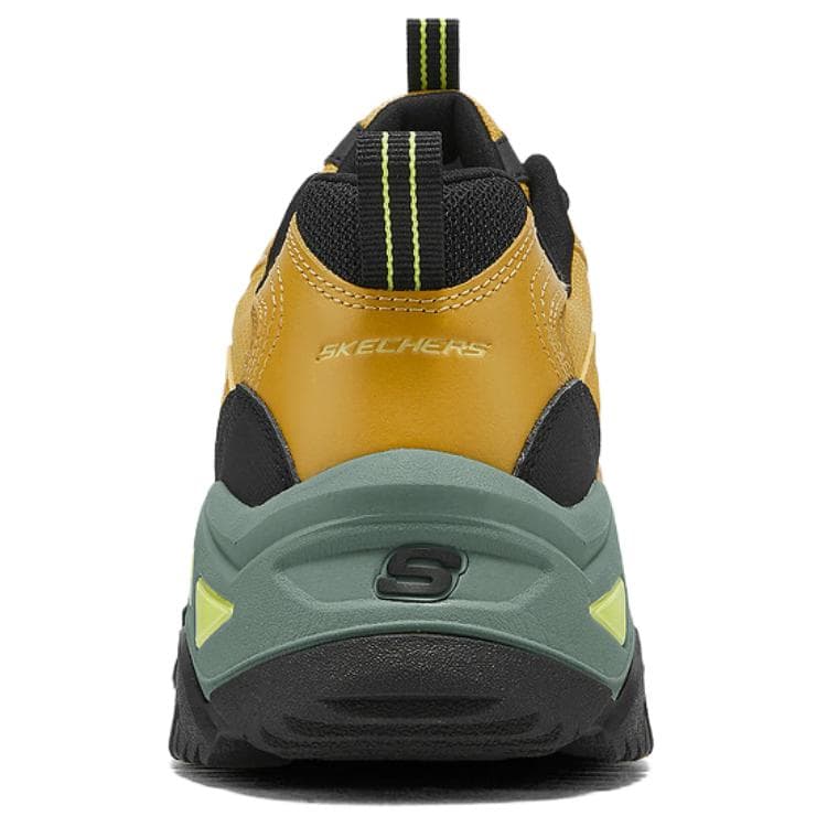 Кроссовки Skechers Амортизация устойчивый к истиранию дышащий увеличивающий высоту низкий верх повседневная обувь мужской желтый - изображение 5