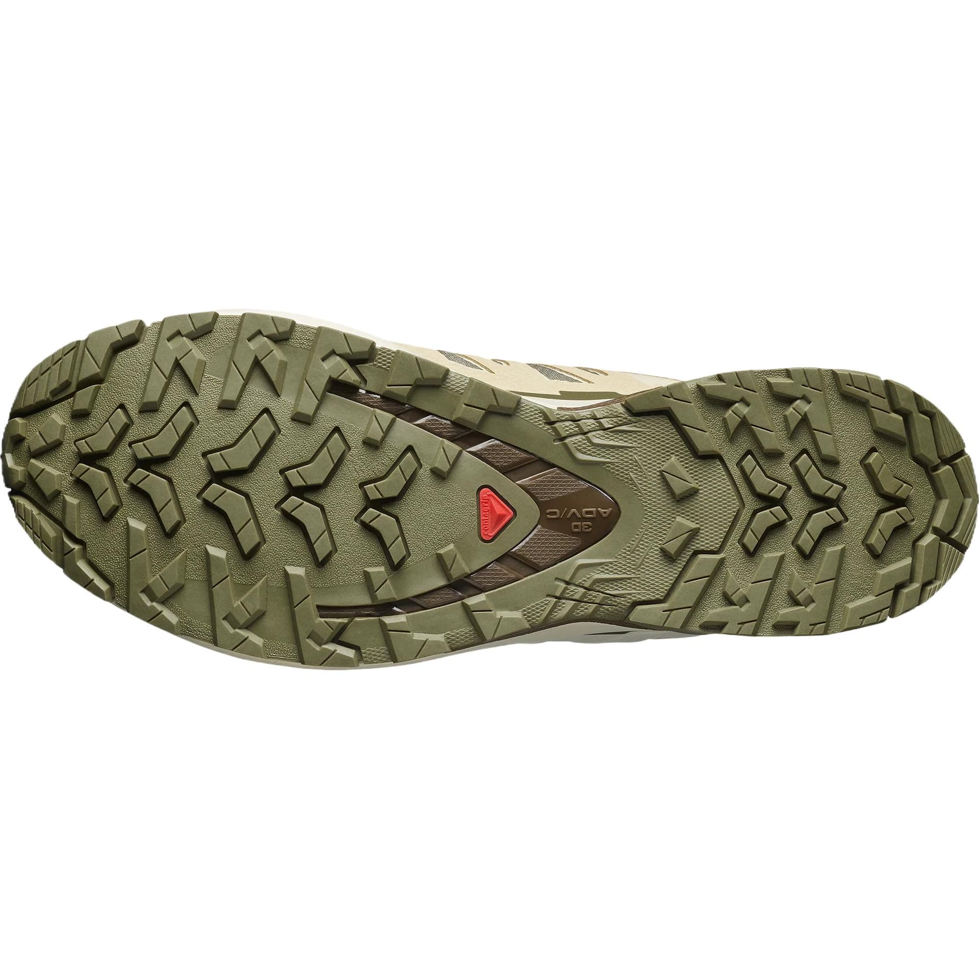 Кроссовки SALOMON XA Pro 3D V9 GORE-TEX Натуральная Коровья Кожа Низкий Топ Беговые Кроссовки Мужские Зеленый Бежевый - изображение 3