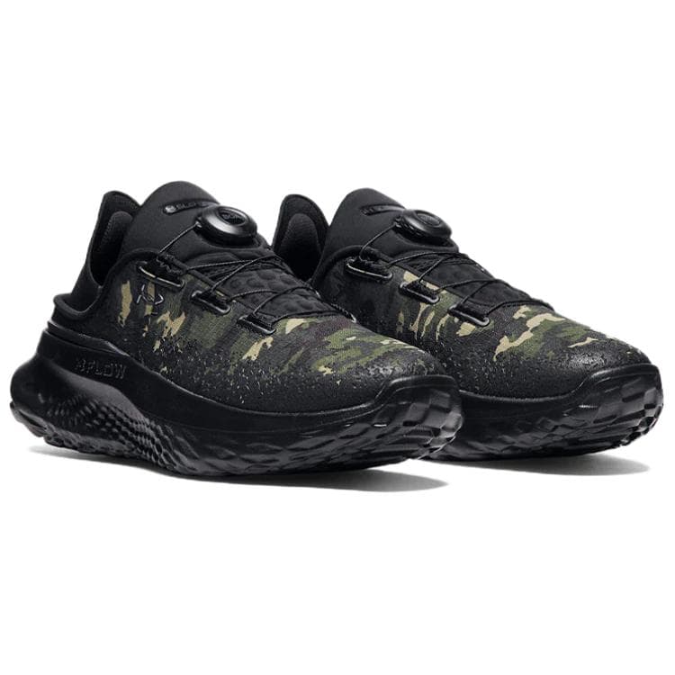 Кроссовки для бега Under Armour SlipSpeed Устойчивая к истиранию Низкая Обувь для повседневных тренировок и бега Унисекс Черная - изображение 3