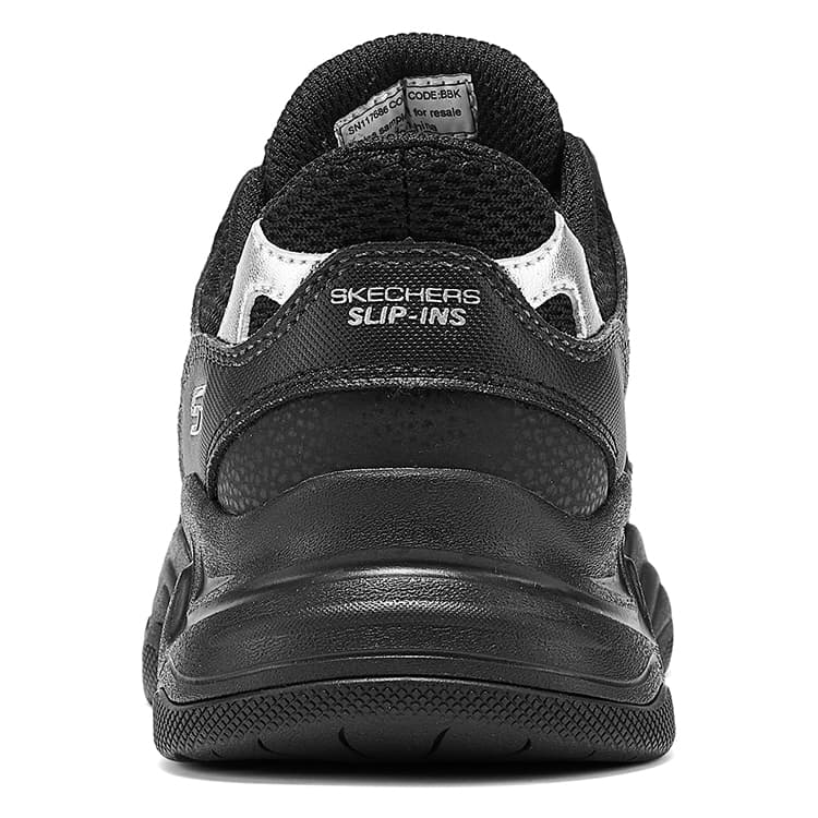 Кроссовки Skechers Slip ins массивные кроссовки женские черные - изображение 4
