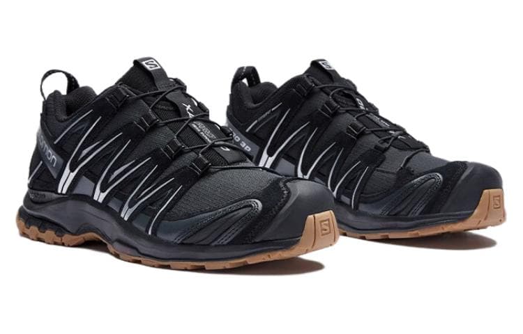 Кроссовки для бега Salomon Xa Pro 3D Suede Black Brown - изображение 2