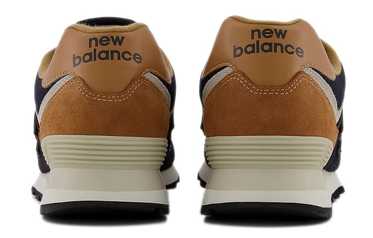 Кроссовки для бега New Balance 574 V2 Blue Brown - изображение 5