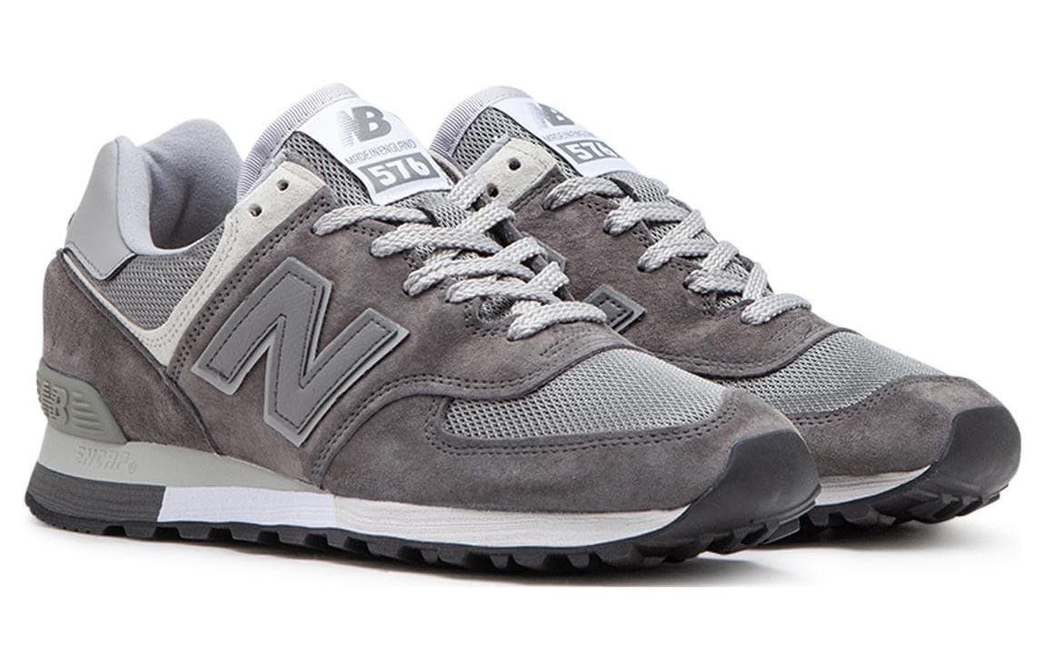 Кроссовки для бега New Balance NB 576 Сетчатая ткань Низкий топ Повседневные Городские Коммутатор Беговые кроссовки Унисекс Серый - изображение 3