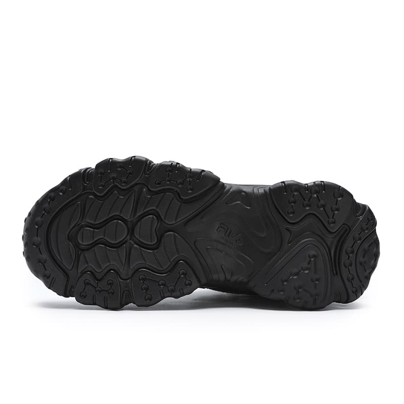 Кроссовки для бега FILA ORIGINALE Износостойкие MID Беговые кроссовки Женские Черные - изображение 6