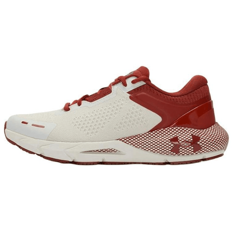 Кроссовки для бега Under Armour HOVR Phantom 24 7 Устойчивые к истиранию Низкие Повседневные Беговые Кроссовки Женские Белые Красные - изображение 1