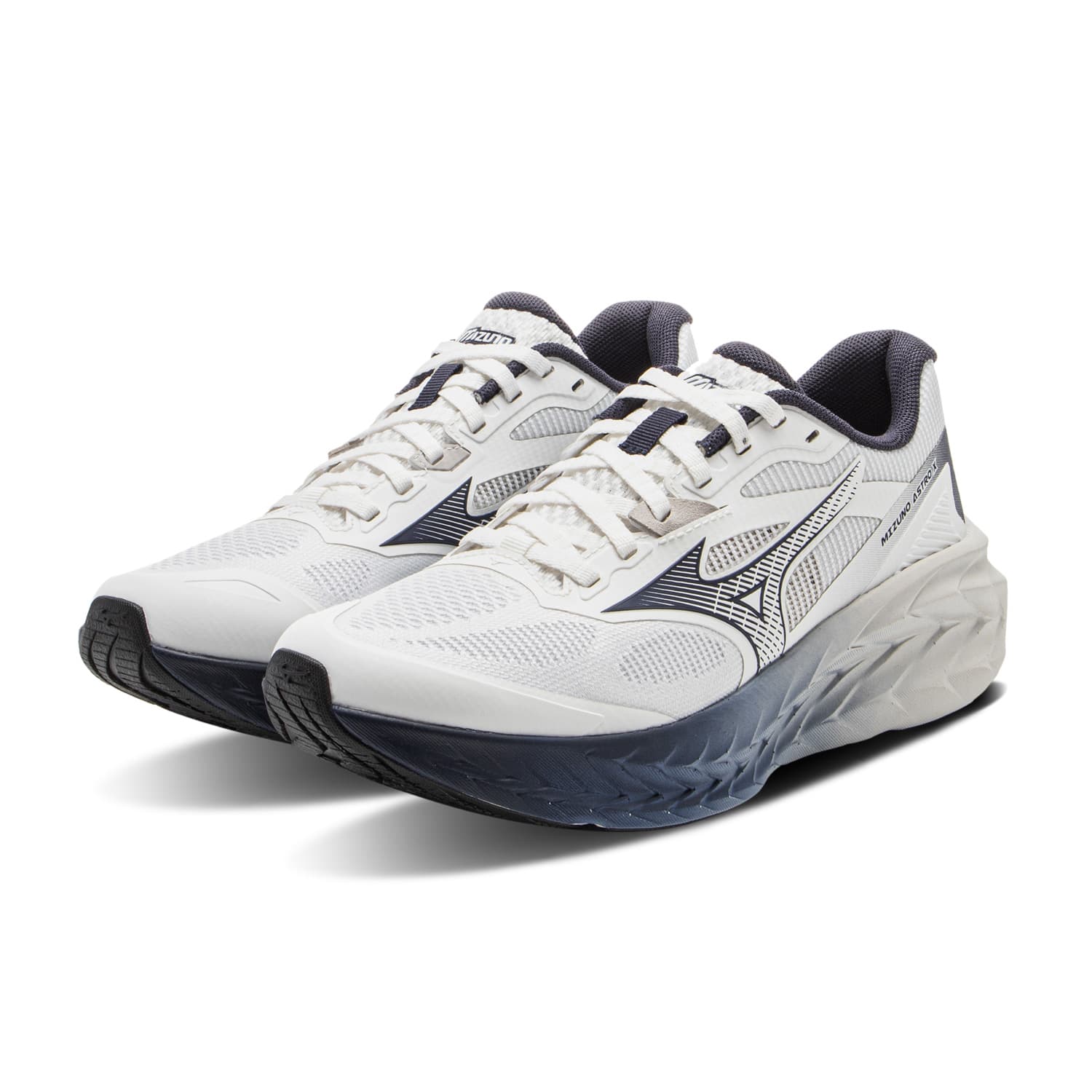 Кроссовки для бега Mizuno ASTRO X Low Топ Беговые кроссовки Унисекс Белый серый синий - изображение 2