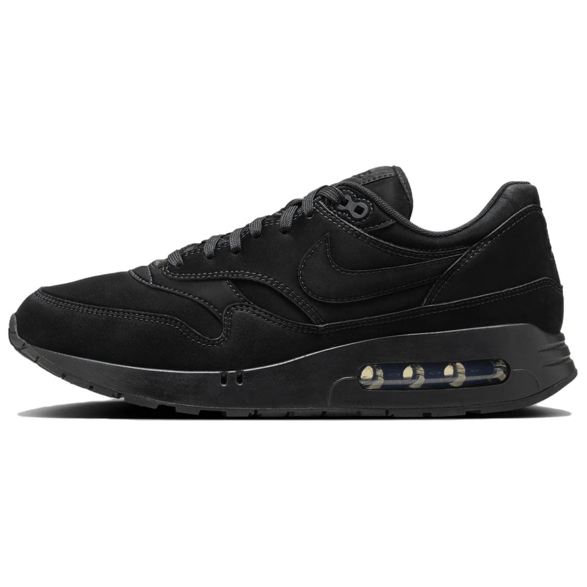Кроссовки для бега Nike Air MAX 1 Low Беговые кроссовки Унисекс Черные - изображение 1