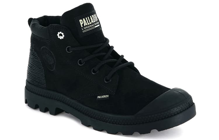 Ботинки уличные Palladium Pampa Lo Cuff Lea Black - изображение 3