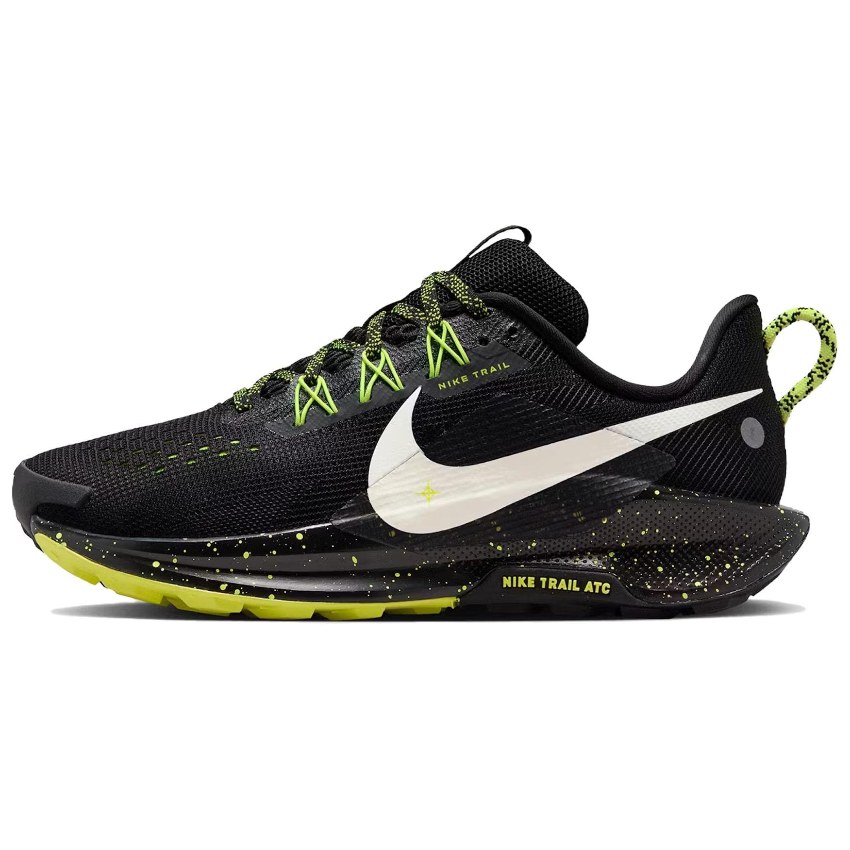 Кроссовки для бега Nike Pegasus Trail 5 Беговые кроссовки Женские Черный Зеленый - изображение 1