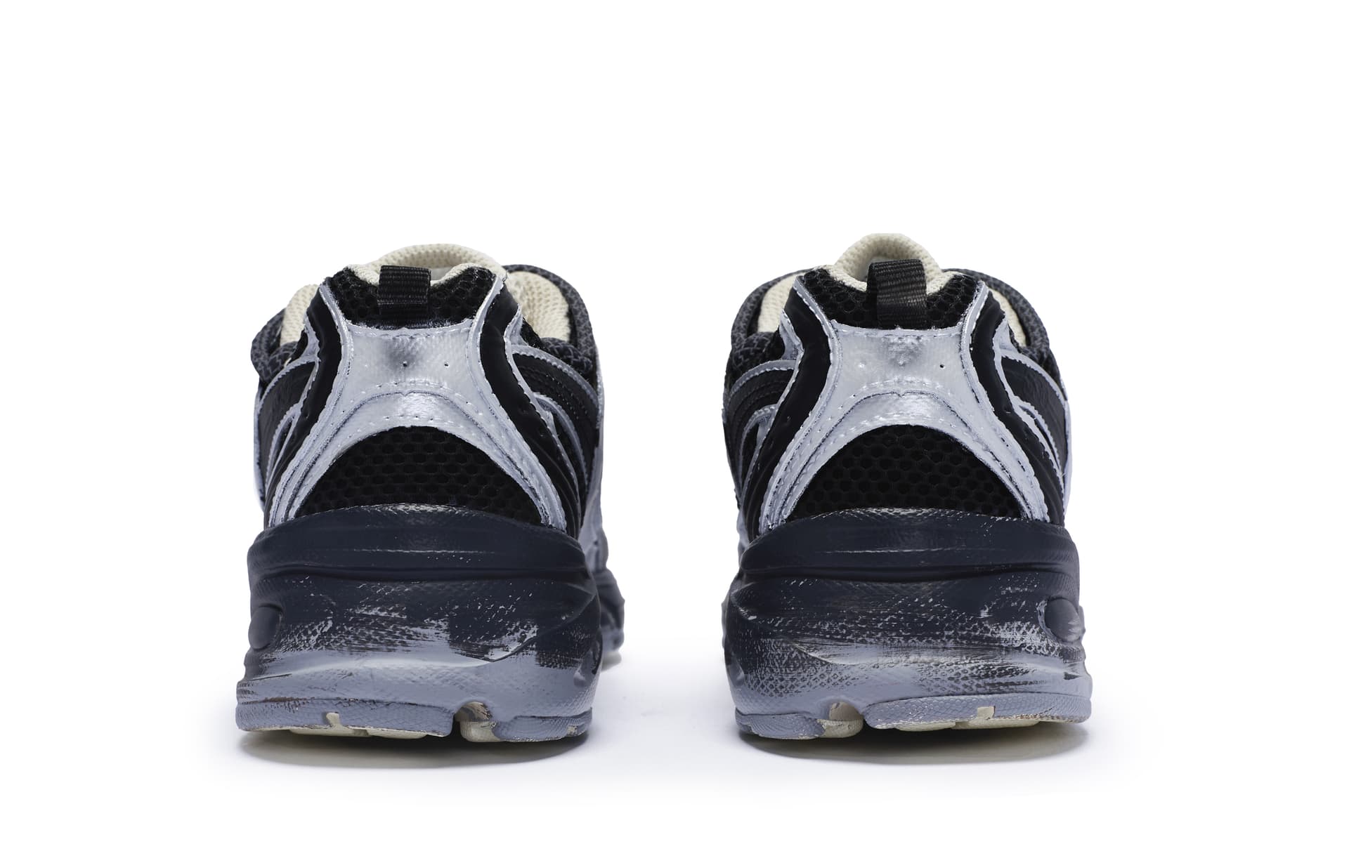Кроссовки для бега New Balance 530 Black Silver - изображение 5