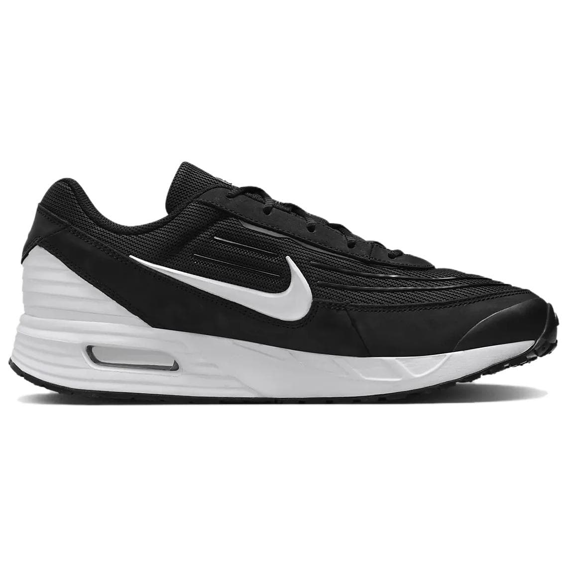 Кроссовки Nike Air MAX Verse Текстиль Кожа Удобный Дышащий Низкие Беговые кроссовки Мужские Черные - изображение 2