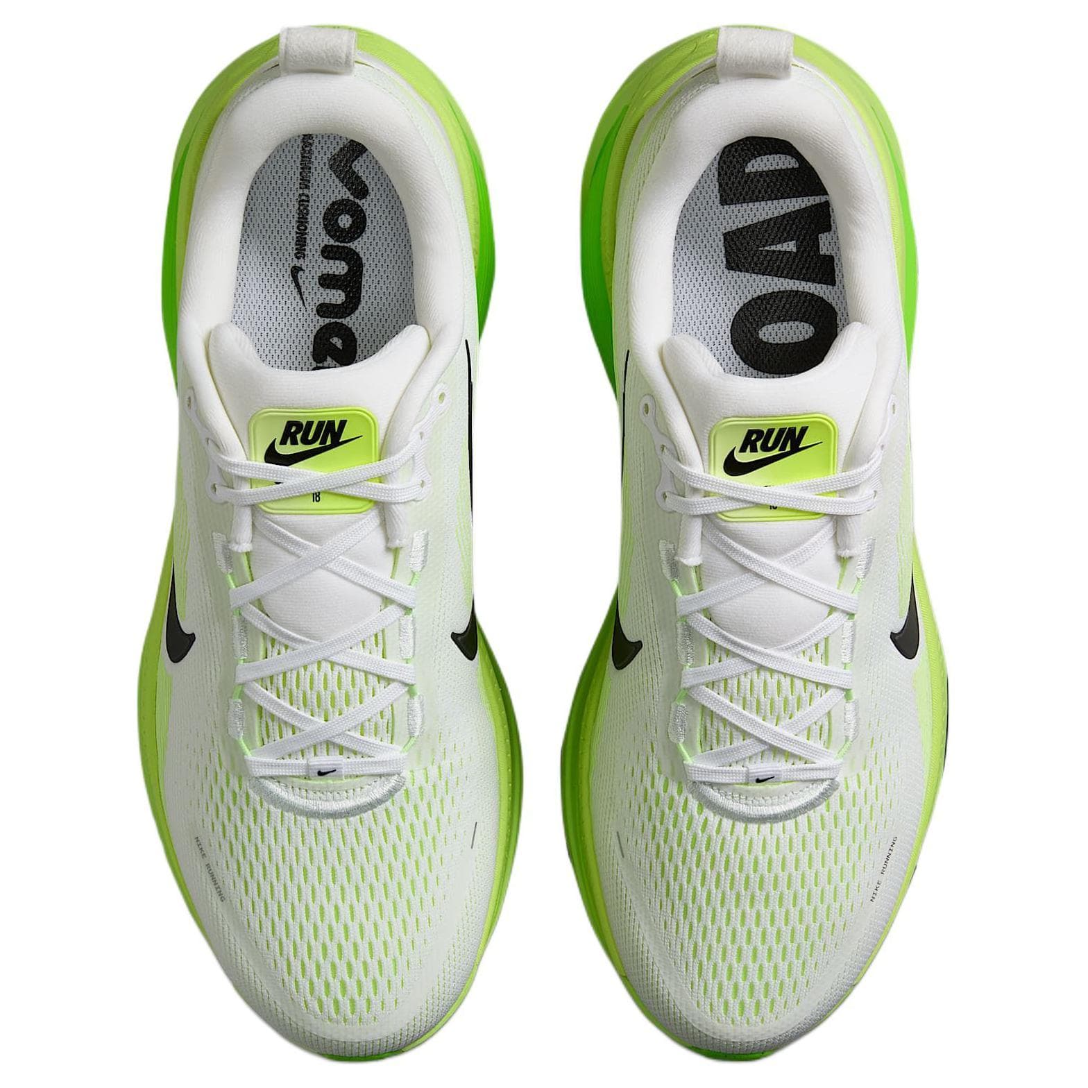 Кроссовки для бега Nike Vomero 18 White Green — фото 4