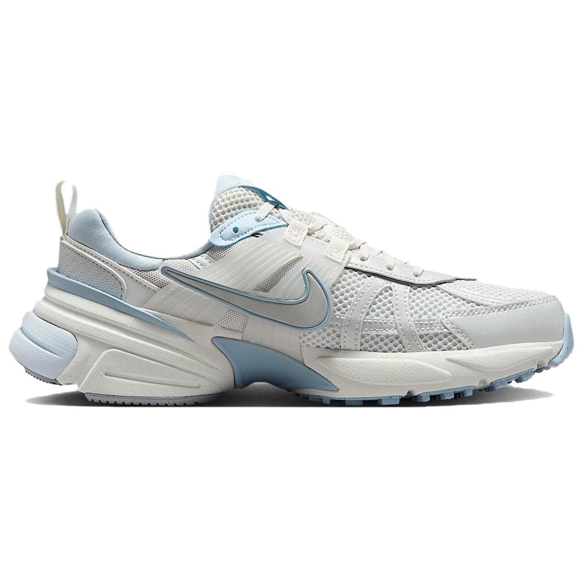 Кроссовки для бега NIKE V2K Run Дышащий Low Топ Повседневные кроссовки для бега Women's White Серый - изображение 2