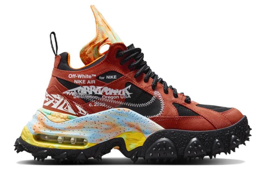 Кроссовки OFF-WHITE Nike Air Terra Forma "Mantra Orange" - изображение 2
