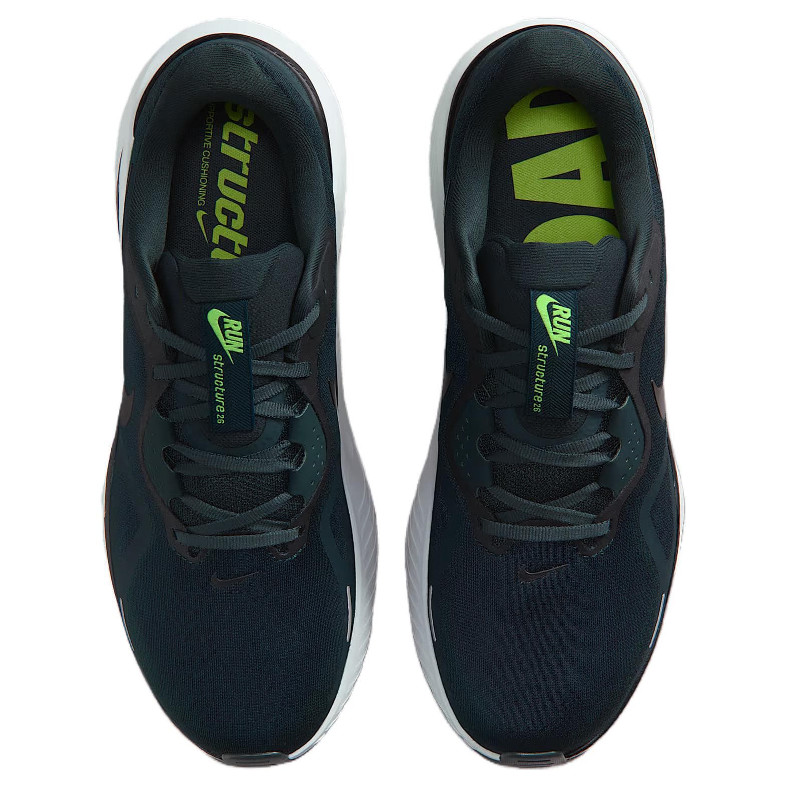 Кроссовки для бега Nike Zoom Structure 26 Беговые кроссовки Мужские Морской зеленый - изображение 4