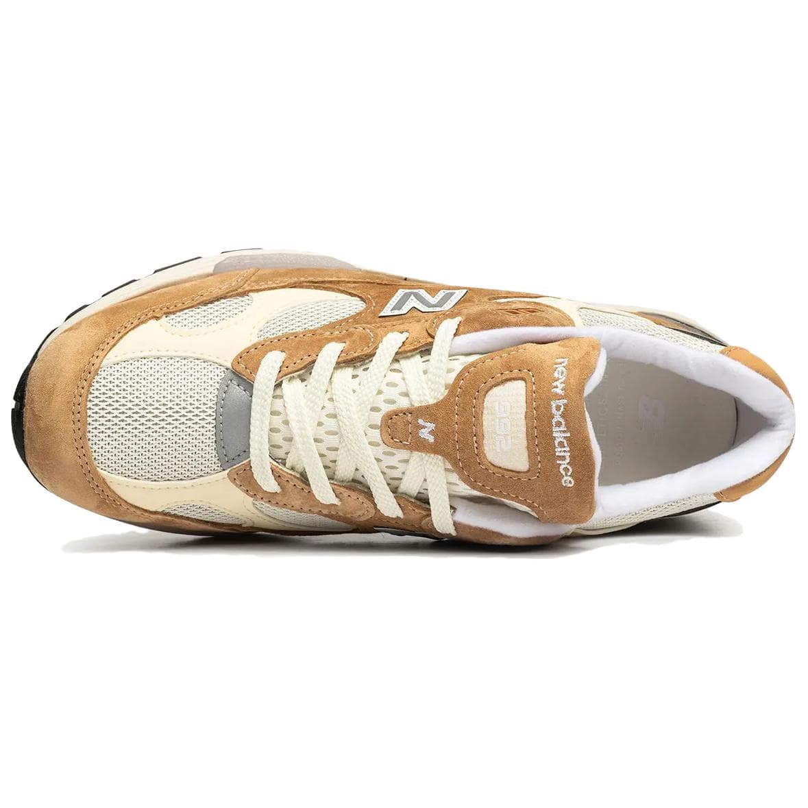 Кроссовки для бега New Balance NB 992 Low Top Повседневные беговые кроссовки Унисекс Коричневый Бежевый - изображение 3