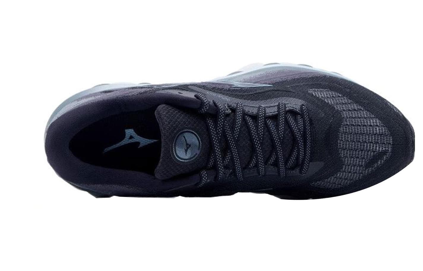 Кроссовки для бега Mizuno Wave Sky 7 Дышащая Отскок Амортизация Низкий Топ ТРЕНИРОВОЧНАЯ БЕЖА ОБУВЬ Мужская Черная Серый - изображение 4