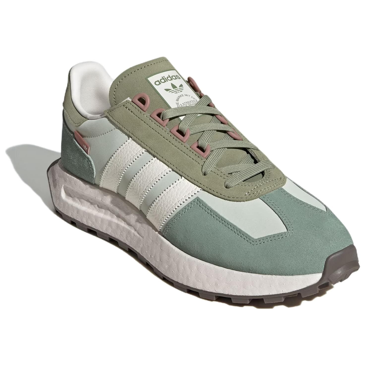 Кроссовки для бега Adidas Originals Retropy E5 Синтетическая кожа кожа устойчивая к истиранию низкий топ беговые кроссовки женские - изображение 3