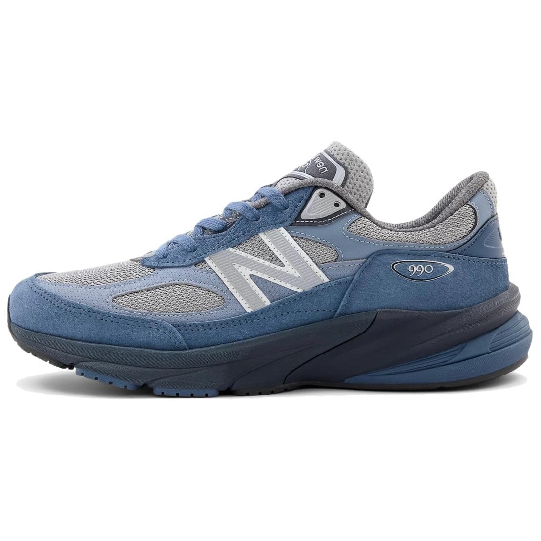 Кроссовки для бега New Balance NB 990 V6 Устойчивые к истиранию Низкие Повседневные Беговые Кроссовки Унисекс Винтаж Индиго - изображение 1