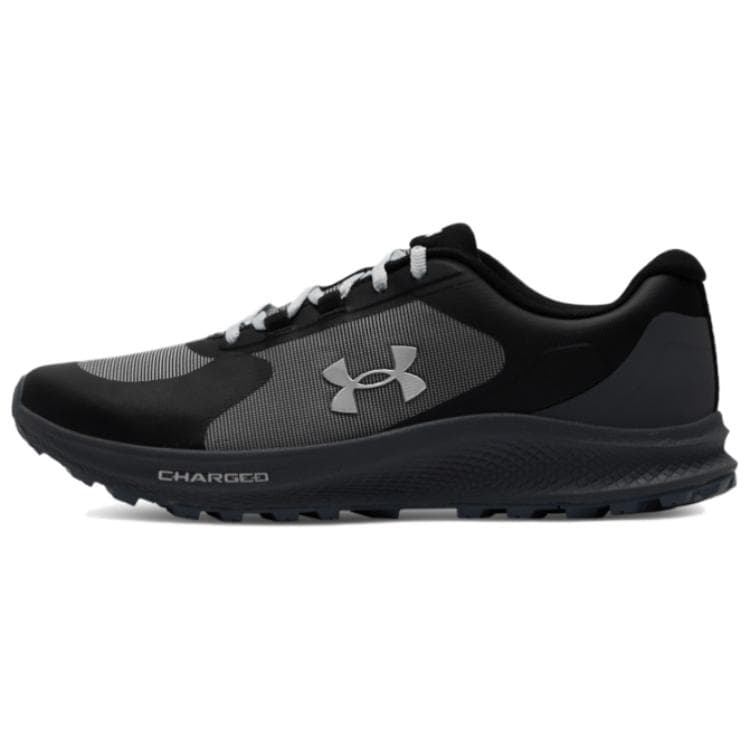 Кроссовки для бега Under Armour Charged Bandit Trail 3 Устойчивые к истиранию Дышащие Низкие Повседневные Беговые Кроссовки Мужские Черные - изображение 1