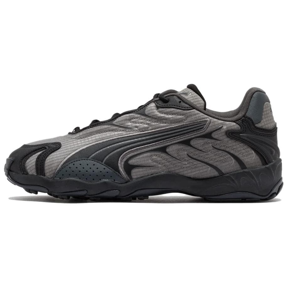 Кроссовки для бега PUMA Inhale Устойчивые к истиранию Низкие повседневные городские кроссовки для бега Унисекс Серый Черный - изображение 1