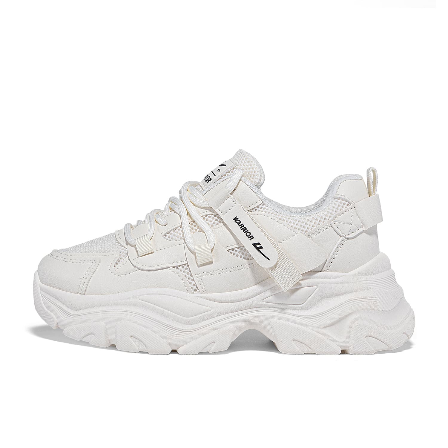 Кроссовки WARRIOR Low Топ Массивные кроссовки Женские Бежевый - изображение 1