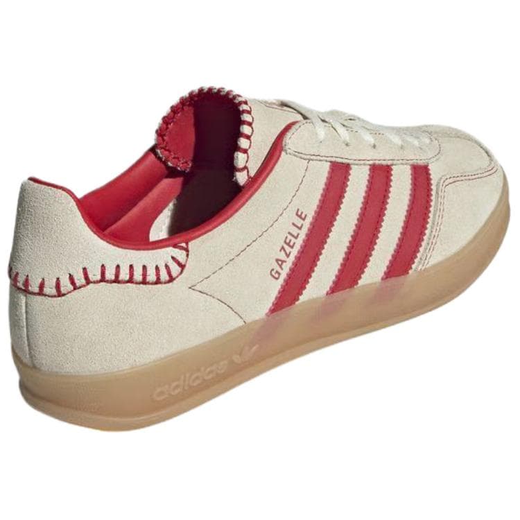 Кроссовки Adidas Originals Gazelle Синтетическая кожа Спилок коровьей кожи Низкие кеды немецкой армии (GAT) Женские - изображение 4