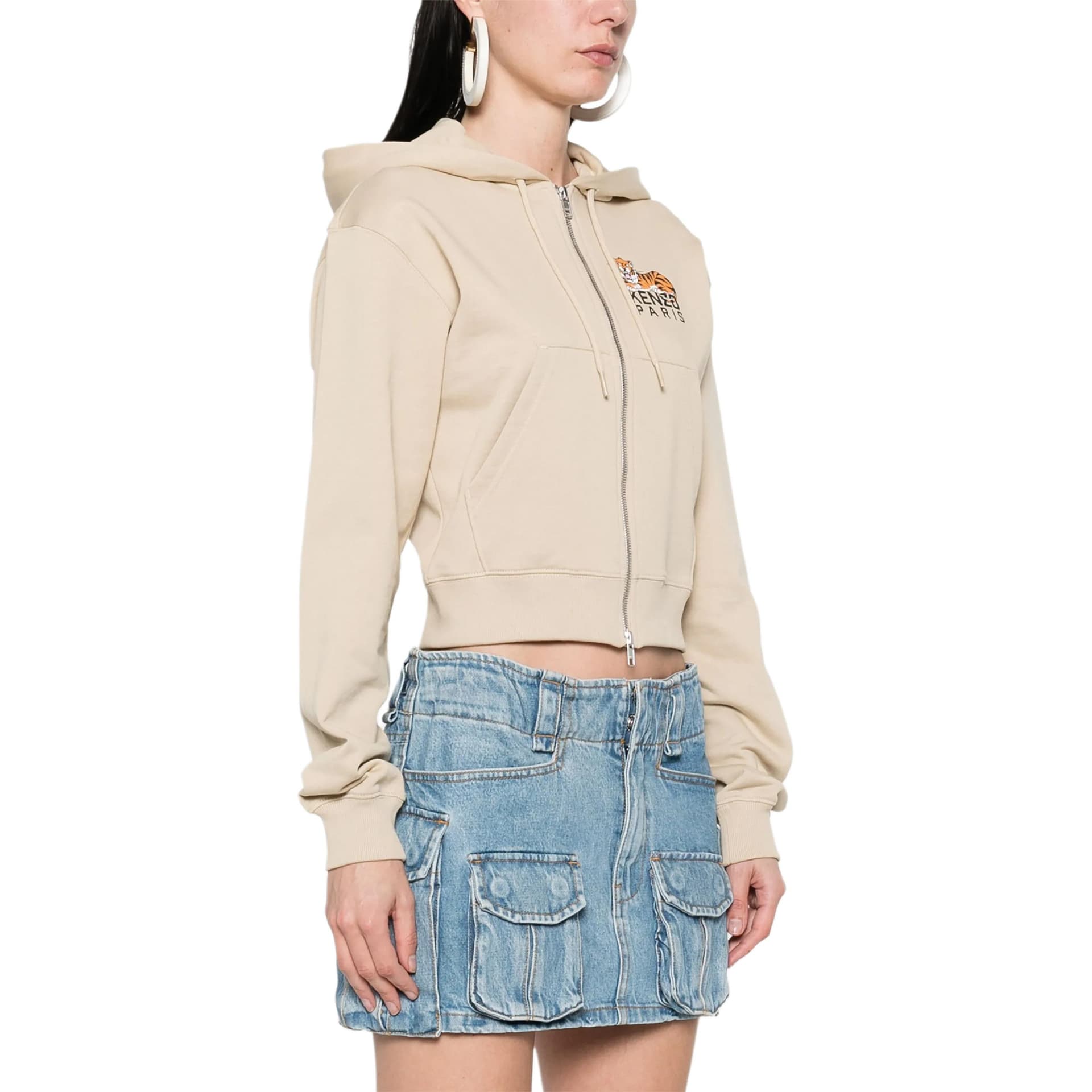 Куртка KENZO SS25 Куртки и Пальто Женские Бежевые - изображение 4