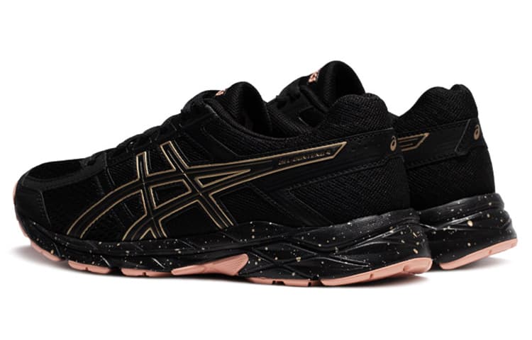 Кроссовки для бега Asics Gel-Contend 4 Black Gold Pink - изображение 3