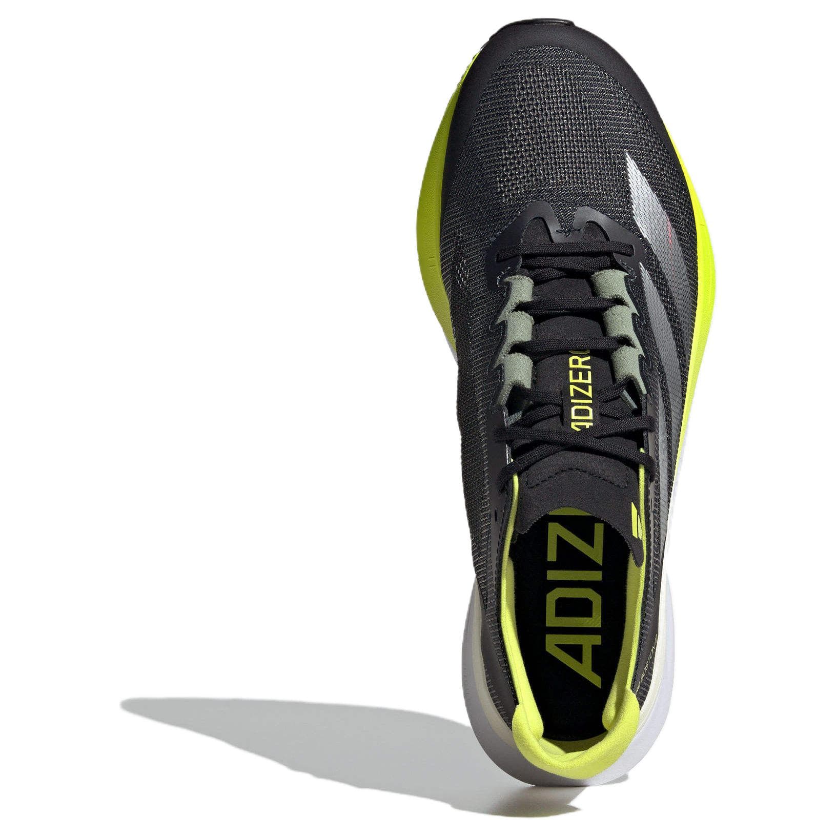 Кроссовки для бега Adidas Adizero Boston 12 Удобный Дышащий Low Топ Беговые кроссовки Мужской Черно-желтый - изображение 4