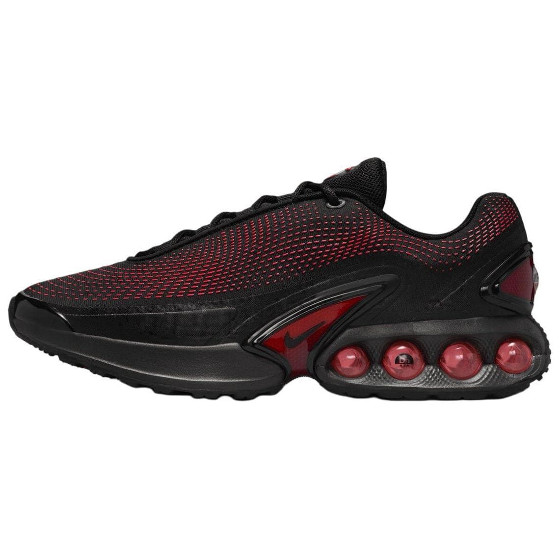 Кроссовки для бега Nike Air Max DN Low Повседневные беговые кроссовки Унисекс Черный Красный - изображение 1
