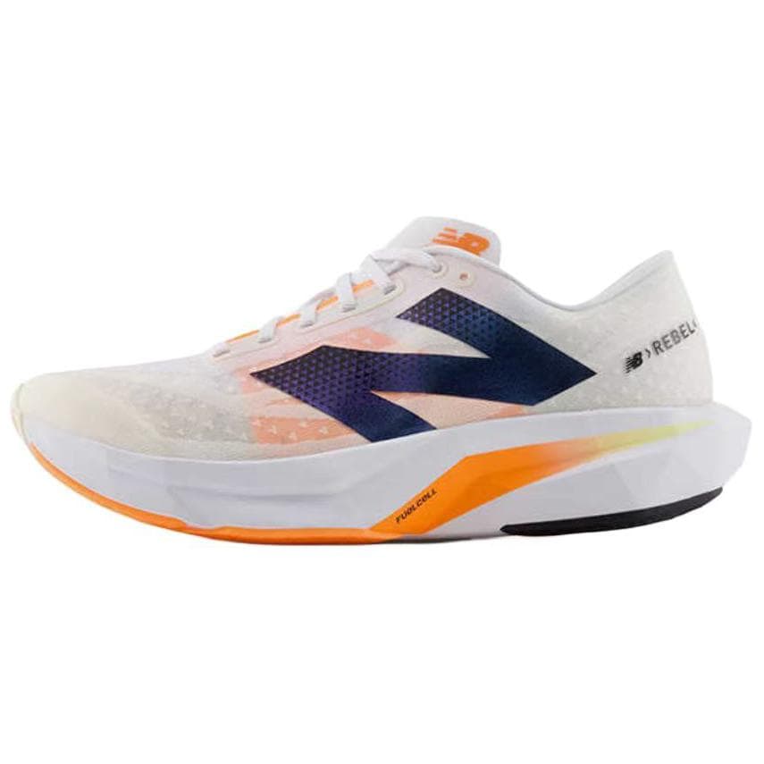 Кроссовки для бега New Balance Rebel V4 Ткань Низкий Верх Беговые Кроссовки Мужские Бежевые - изображение 1