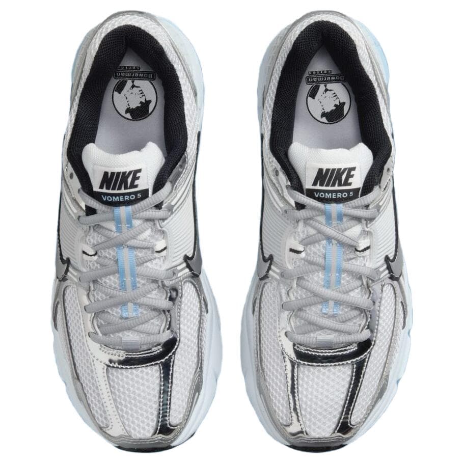 Кроссовки для бега Nike Air Zoom Vomero 5 Silver Blue — фото 3