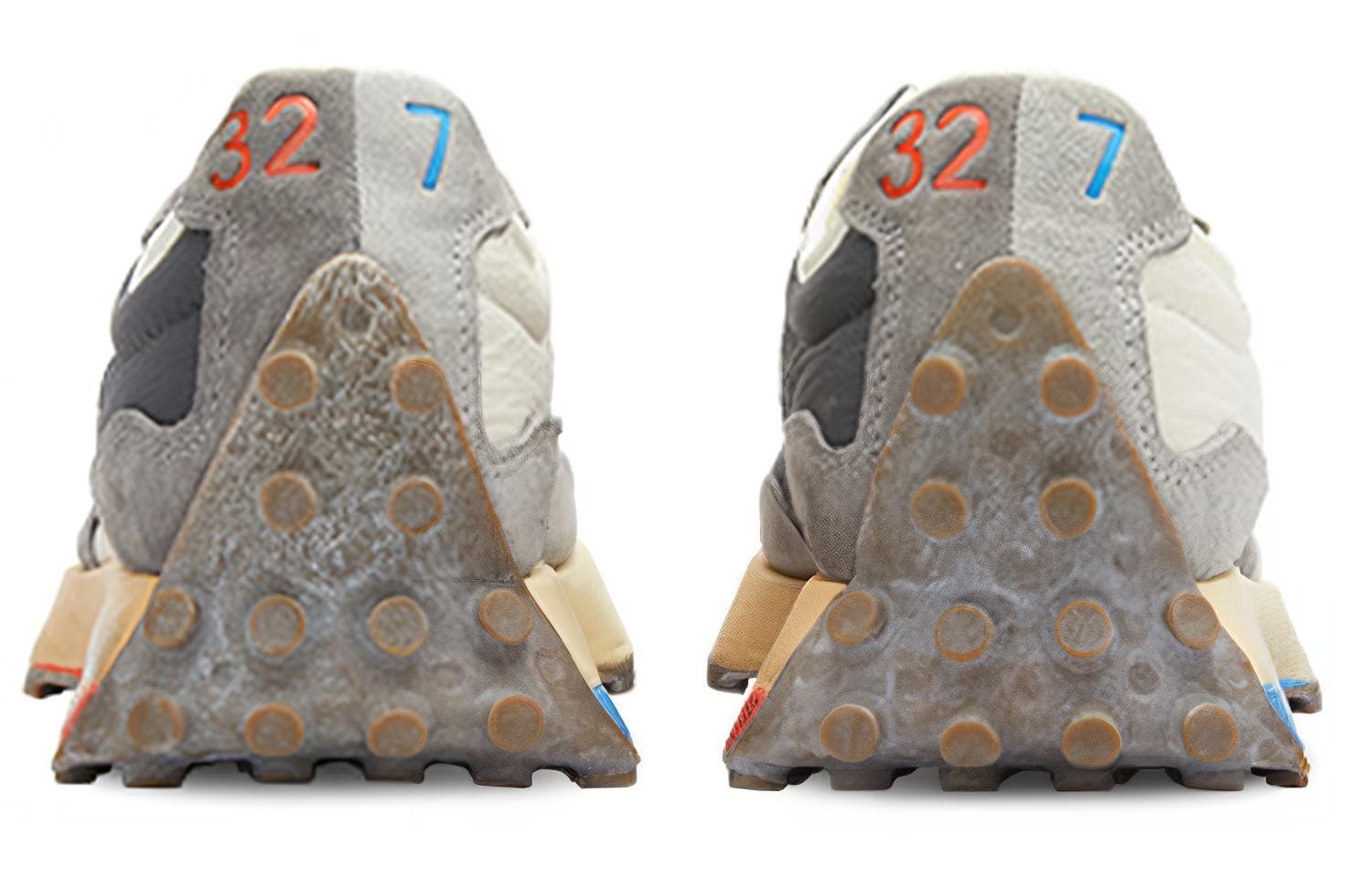 Кроссовки для бега New Balance 327 Grey White - изображение 3