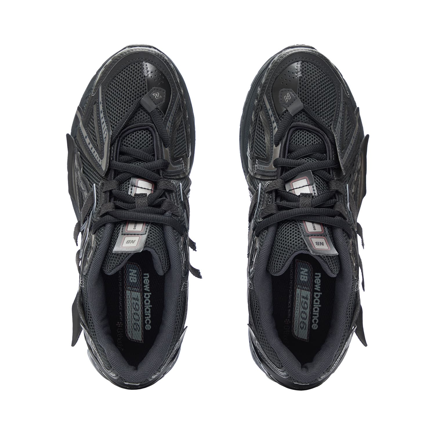 Кроссовки для бега new balance 1906A Дышащий Лоу-топы Повседневный Городская коммутация Беговые кроссовки Унисекс Черный - изображение 3