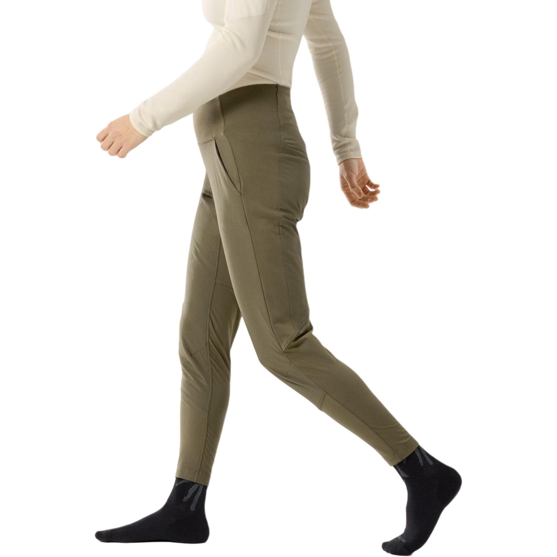 Трусы Arcteryx RHO Hybrid Logo Comfortable Durable Slim Warm Pants Womens - изображение 8